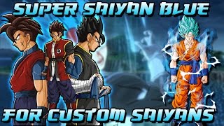 Ways Super Saiyan Blue can work for custom saiyans in Xenoverse 2