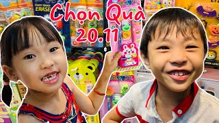 20/11 Stin Dâu Đi Siêu Thị Chọn Quà (^_^) Làm Thiệp Chúc Mừng Ngày Nhà Giáo VIệt Nam 20.11