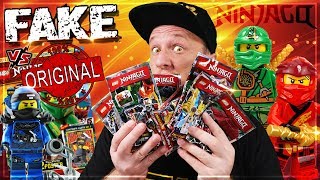 FAKE LEGO NINJAGO Minifiguren vs ORIGINAL ⚡ PACK OPENING