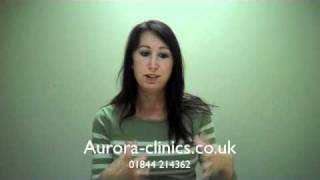 Carly following Breast Enlargement Surgery