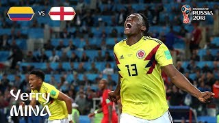 Yerry MINA Goal – Colombia v England  – MATCH 56
