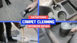 Deep Cleaning a DIRTY 15 year old Ford Explorer | Dirty CARPET CLEANING and Satisfying Car Detail
