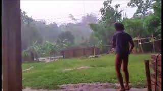 Huab Hawj   ntuj los nag nrog cua loj heev nyob nplog teb PT 10- 6/19/20