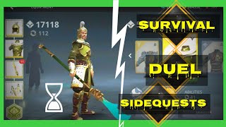 Shadow Fight 3 Guardian dragon set GAMEPLAYS. DUEL, SIDEQUESTS, SURVIVAL