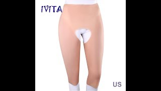 IVITA Silicone Cropped Hips Ass Enhancer Open Crotch Transgender Shape Wear
