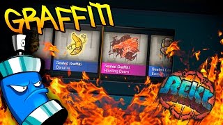 ВЫПАЛО САМОЕ РЕДКОЕ ГРАФФИТИ В CS:GO! ОТКРЫЛ НОВЫЕ Graffiti Box В CS:GO!