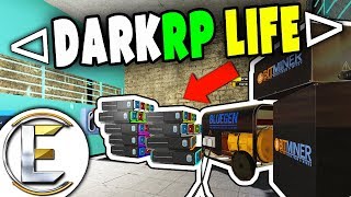 Bitcoin Miners And OP Printers - GMOD DarkRP Life EP 12 (Hidden Base Behind A Wall)