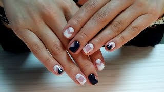Дизайн ногтей гель-лак Shellac - роспись ногтей (уроки дизайна ногтей)