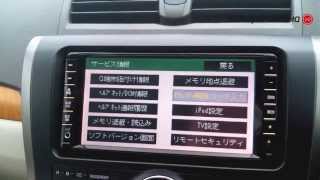 Toyota Allion NZT260, 2010, NHZN-W59G Вход в инженерное меню, настройка, отключение пункта TV