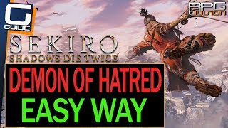 SEKIRO - Demon of Hatred Boss Easy Method