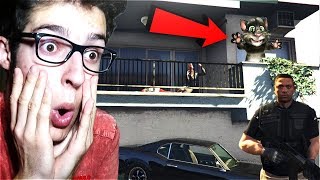 GTA 5'DE MY TALKİNG TOM 'UN EVİNE GİTTİM !! (Türkçe Gta 5 Videoları)