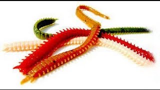 Силиконовые морские черви.  Aliexpress. 3.56 $