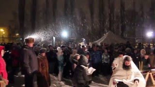 Видео крещенских купаний в Нижнем Новгороде
