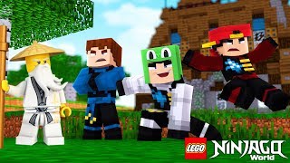 THE SERPENTINE RETURN TO BURN DOWN SENSEI WU'S DOJO - Minecraft LEGO NINJAGO #2