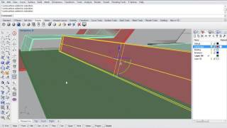 Rhino - 54 - ExtrudeSrf and Boolean Intersection to create Fill Corner