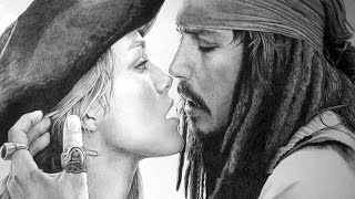 ღ ●•●•Капитан Джек Воробей & Элизабет●ღ●Падший ангел•●•●ღ