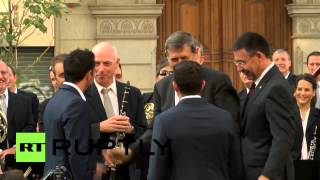 Spain: Watch FC Barca stars attend Catalan day celebrations