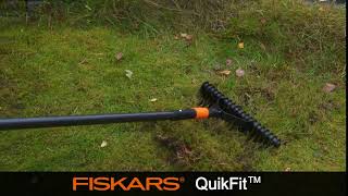 Грабли Fiskars QuikFit 135513 для аэрации газона