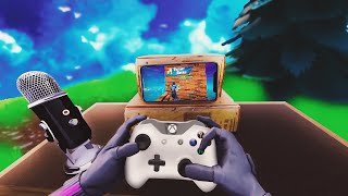 I used a controller on Mobile Fortnite... (Cheating?)