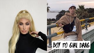Boy to Girl Drag Queen Transformation