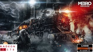 Metro Exodus Gameplay on AMD Ryzen 5 1400/RX 570 (1080P FRAME RATE TEST)