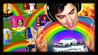 O MELHOR FUT DRAFT ARCO-ÍRIS | FIFA 18
