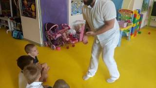 День рождения друга Ярика, 5 лет, фокусник, прыжки в бассейн с шариками