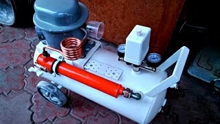 Компрессор из холодильника бесшумный самодельный ( silent compressor )