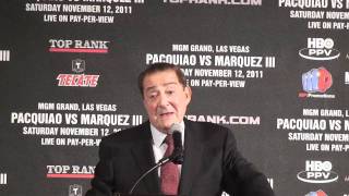 Manny Pacquiao talks about his upcoming fight against Marquez