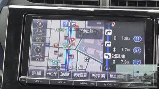 トヨタ純正T-Connectナビ NSZT-Y64T 案内の様子