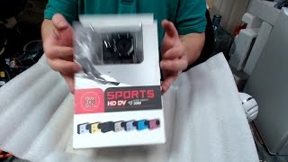 Unboxing $23 Camera- SPORTS HD DV 1.5" LCD Screen 1080? Fake?