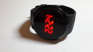 Sport led watch military man lux How to change the time on touch led watch