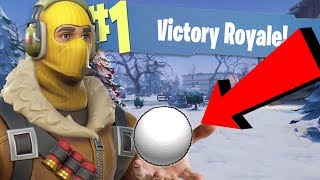 Snowball Launcher Victory In Fortnite Battle Royale