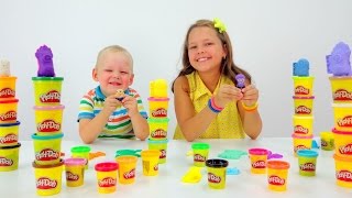 Миньоны из Плей До. Видео для детей.