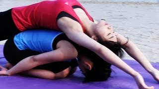 [5분 요가 15회] 파트너요가 ④근육이완과 마무리운동