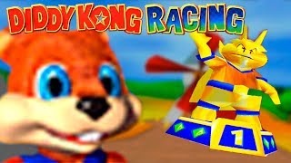 DIDDY KONG RACING - "DRAGON FOREST" - "CONKER" - Nintendo 64