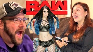 HEEL WIFE WANTS PAIGE ON WWE RAW SHES WATCHING AND WAITING! MUST SEE REACTIONS!