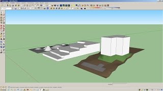 Topografia - SketchUp -  Ferramenta Caixa de areia