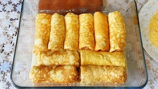 ЯИЧНЫЕ БЛИНЫ с мясом под сыром ЯЄЧНІ МЛИНЦІ з мясом під сиром