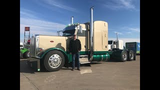 Dustin Nordmans full custom 389 Peterbilt 63" Stand Up Sleeper Owner Operator