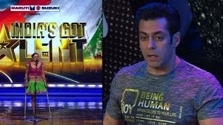 One legged girl impresses Salman Khan