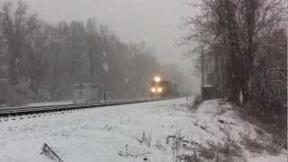 Norfolk Southern train in Allentown PA With sweet SD70M-2 leading!