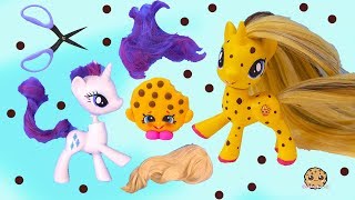 DIY Custom Shopkins My Little Pony ! MLP New Hair Root Craft Video