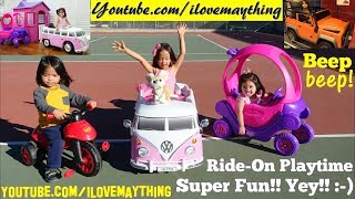 Toys R Us Toys, Disney Princess Carriage, Volkswagen Power Wheels and Disney Cars Ride-On