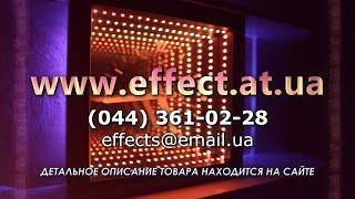 Временной туннель / Time tunnel - дизайнерские часы - бесконечное зеркало