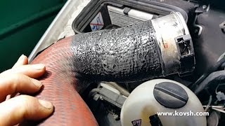 Реставрация патрубка интеркулера Mercedes OM651