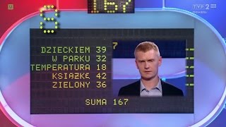 Paweł Zagumny w finale Familiady