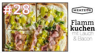 Flammkuchen mit Lauch & Bacon | ein Rezept von Meateor.de
