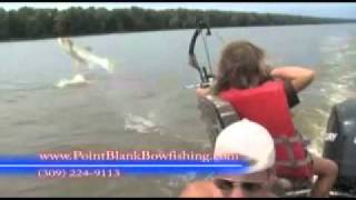 Bowfishing Flying Carp Extreme Non-Stop Action