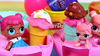LOL Surprise & Play Doh • Lodziarnia • bajka po polsku